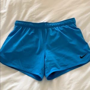 Blue Nike Running Shorts